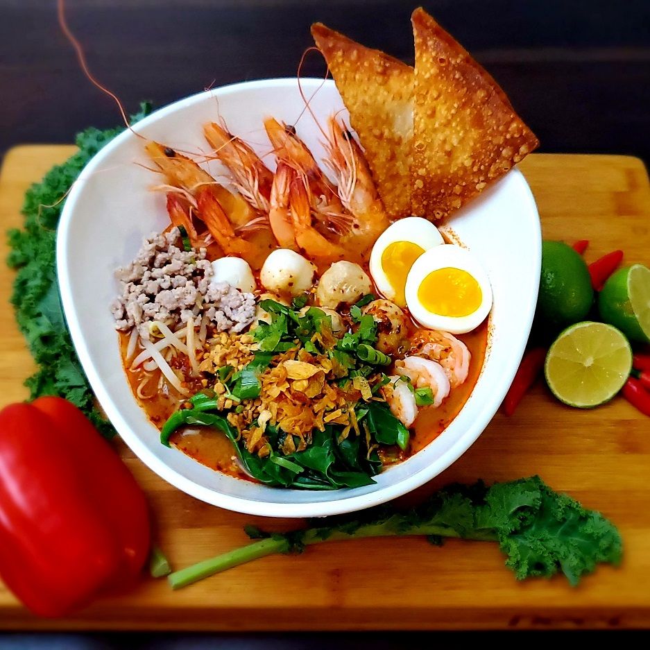 Shrimp Tom Yum Noodle Soup