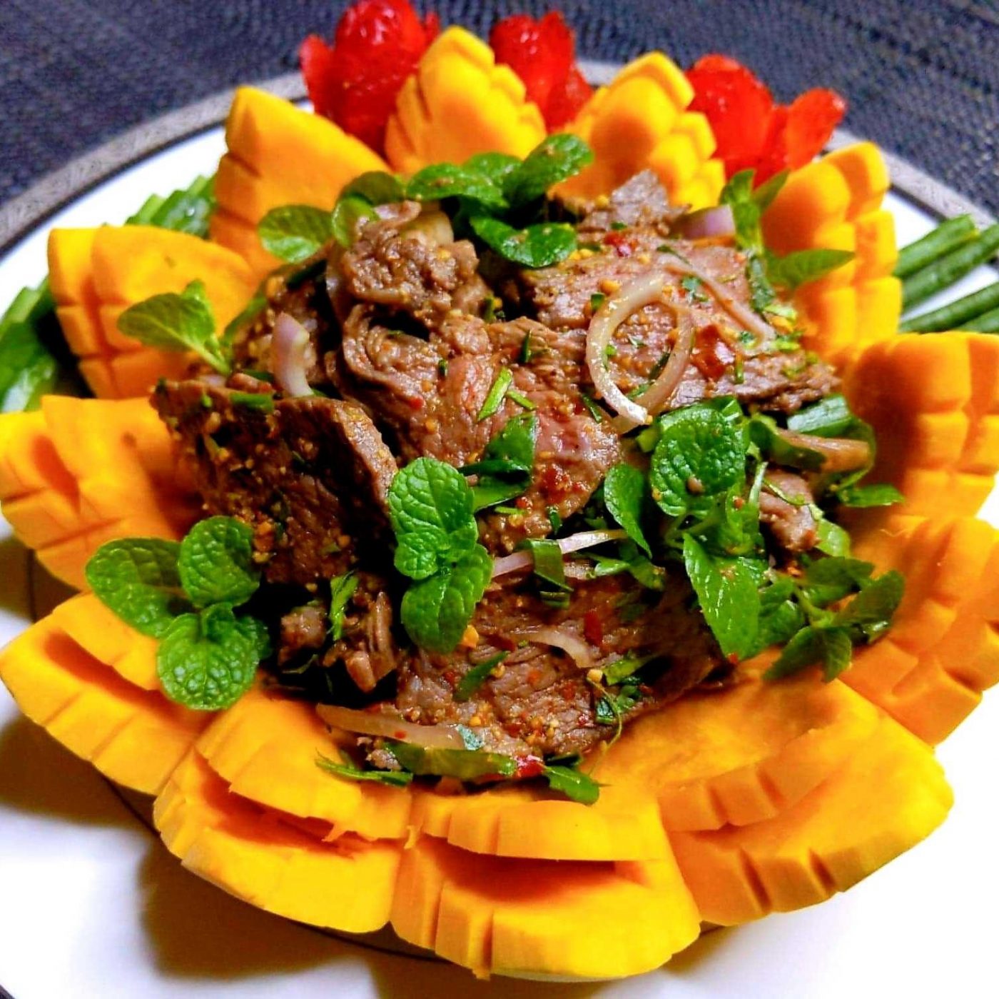 Nam Tok Neua Waterfall Beef Salad